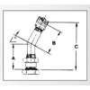 555D Truck Tubeless Valve - 60 Degree - Diagram 