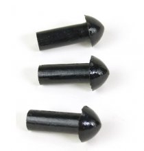 12-239 Black Mushroom Plugs Qty/15
