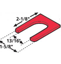 35061 Single Slot Tandem Truck Shims 1/16in. Qty/6