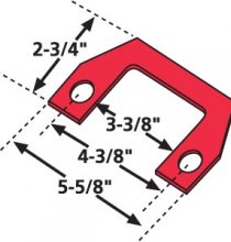 36011 Peterbilt/Kenworth Flex-Air Suspension Shim 1/16in. Qty/6