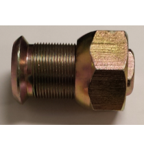 304R Cap Nut Right Hand M30 X 1.5 Thread - Yellow Zinc