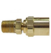 A801FLD Reusable Rigid Brass Hose Fitting