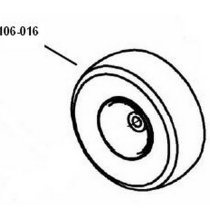 106-016 Wheel Assembly With Bearings
