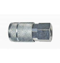 C2 1/4in. T Design x 1/4in. FNPT Steel Coupler