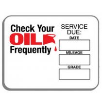 63-310 Oil Change Stickers 500/Roll