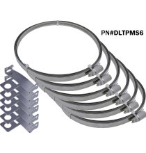 DLTPMS6 6-Pack of 6 Universal Bands & Cradles